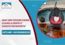 High-End Wicker Swing Chairs: A Perfect Choice for Resorts
