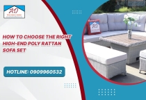 How to Choose the Right High-End Poly Rattan Sofa Set