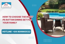 How to Choose the Right PE Rattan Dining Set for Your Family