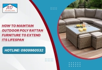 How to Maintain Outdoor Poly Rattan Furniture to Extend Its Lifespan