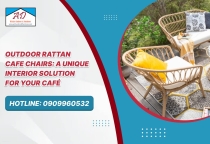 Outdoor Rattan Cafe Chairs: A Unique Interior Solution for Your Café