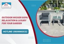 Outdoor Wicker Sofa: Relaxation & Luxury for Your Garden