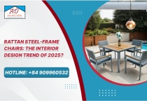 Rattan Steel-Frame Chairs: The Interior Design Trend of 2025?