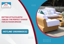 Rattan-Style Plastic Tables: The Perfect Choice for Outdoor Spaces