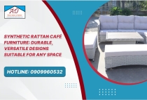 Synthetic Rattan Café Furniture: Durable, Versatile Designs Suitable for Any Space