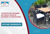 Synthetic Rattan Dining Set Adds a Touch of Elegance to Your Kitchen