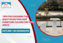 Tips for Choosing the Right PE Rattan Café Furniture Colors for Your Space 