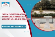 Why Synthetic Rattan Furniture is Perfect for Modern Villas and Resorts