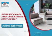 Wicker Rattan Sofa: A New Trend in Modern Home Furniture