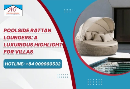 Poolside Rattan Loungers: A Luxurious Highlight for Villas Poolside Rattan Loungers: A Luxurious Highlight for Villas