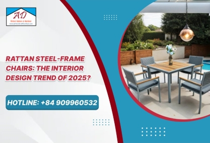 Rattan Steel-Frame Chairs: The Interior Design Trend of 2025? Rattan Steel-Frame Chairs: The Interior Design Trend of 2025?