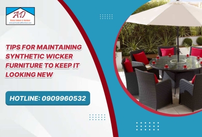 Tips for Maintaining Synthetic Wicker Furniture to Keep It Looking New Tips for Maintaining Synthetic Wicker Furniture to Keep It Looking New
