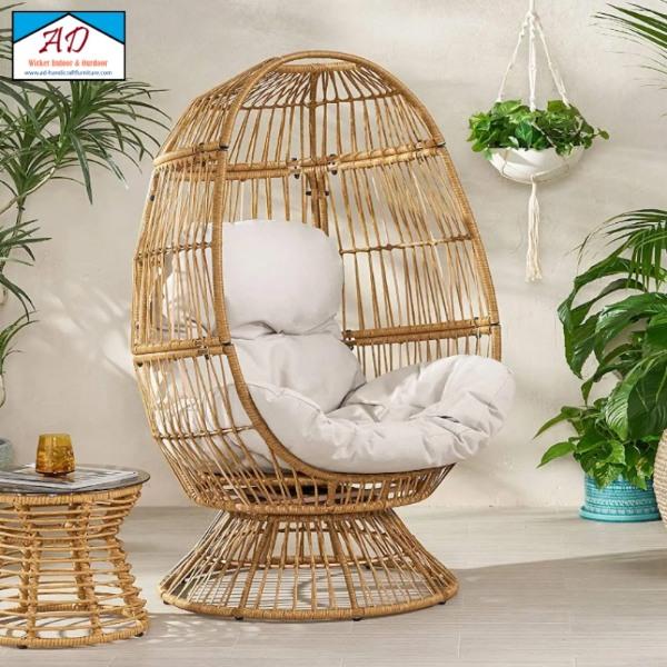 Poolside rattan loungers blend seamlessly with all styles