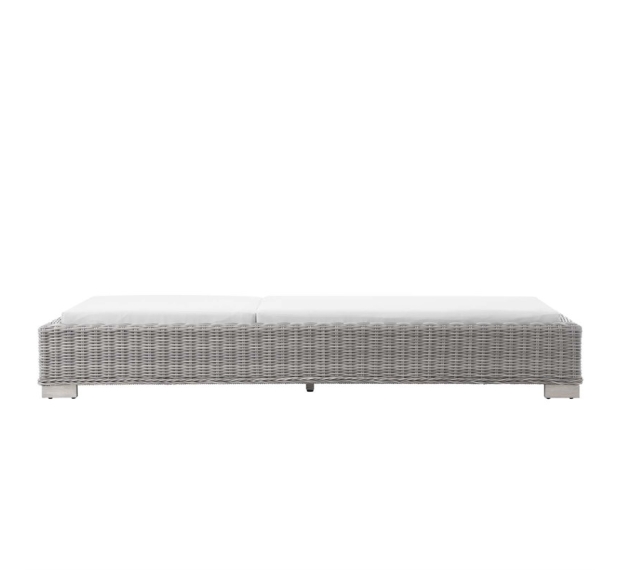 POLY RATTAN SUN LOUNGER SET