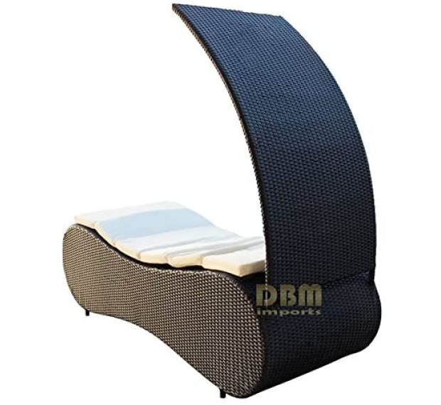 POLY RATTAN SUNBED