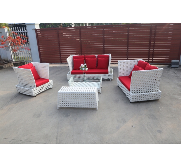 POLY RATTAN SOFA SET