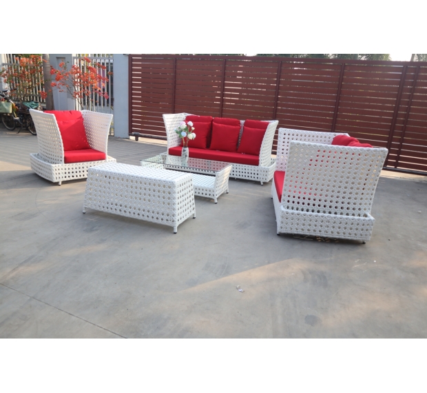 POLY RATTAN SOFA SET