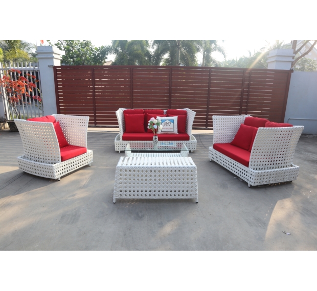 POLY RATTAN SOFA SET