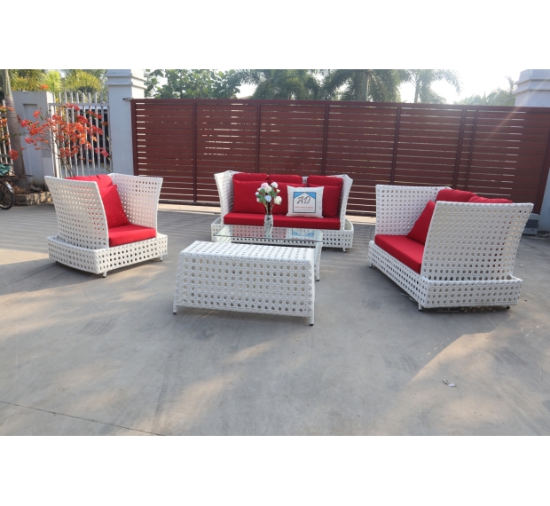 POLY RATTAN SOFA SET