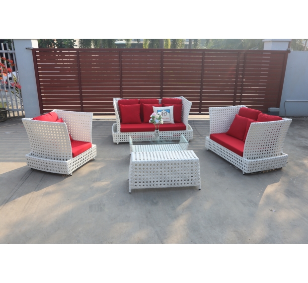 POLY RATTAN SOFA SET