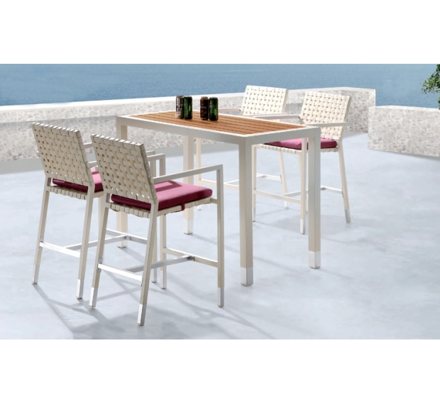 POLY RATTAN BAR SET (STACKABLE)