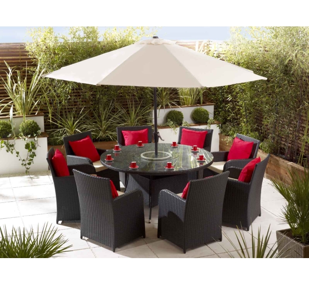 POLY RATTAN COFFEE SET