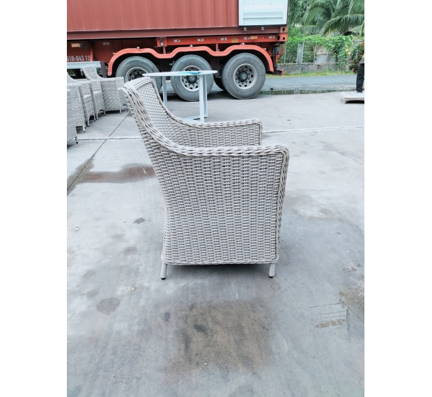 POLY RATTAN COFFEE SET