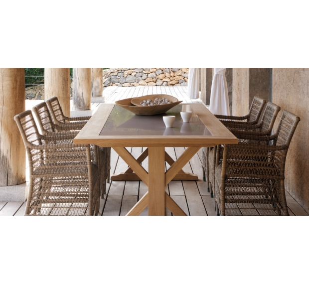 POLY RATTAN DINING SET