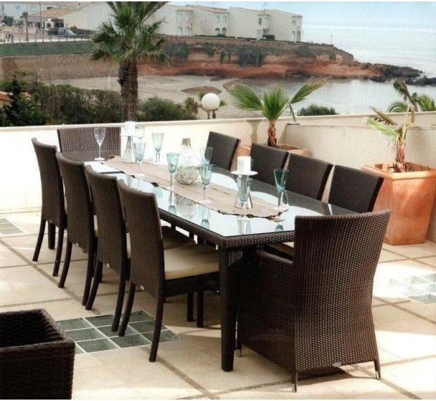 POLY RATTAN COFFEE SET