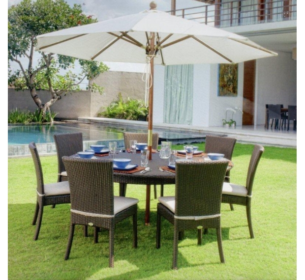 POLY RATTAN COFFEE SET