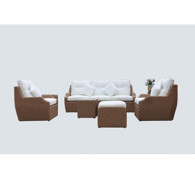 POLY RATTAN SOFA SET 