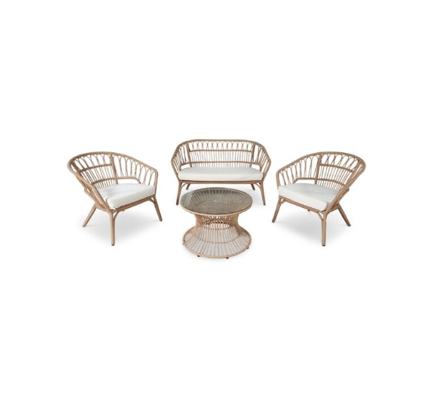 POLY RATTAN SOFA SET 