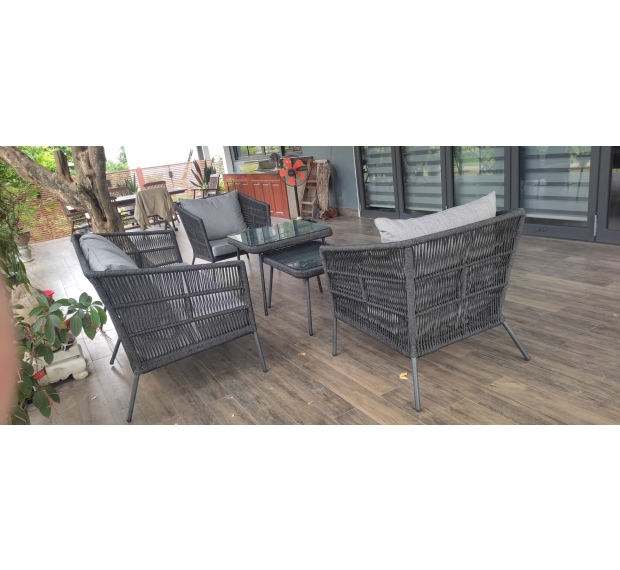 ROPE SOFA SET OF 5