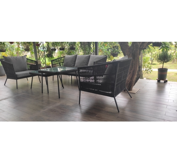 ROPE SOFA SET OF 5