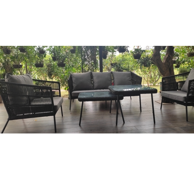 ROPE SOFA SET OF 5