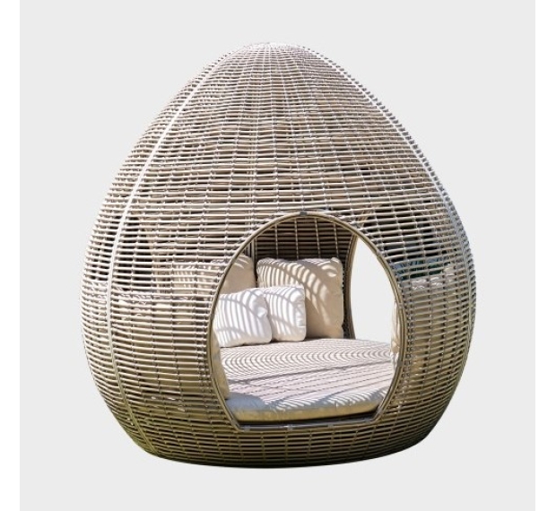 POLY RATTAN MUSHROOM BED