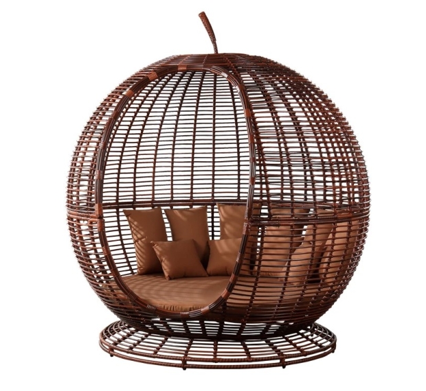 POLY RATTAN APPLE LOVED BED
