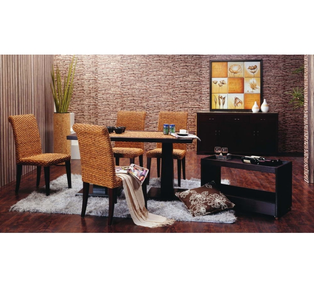 WATER HYACINTH DINING SET  