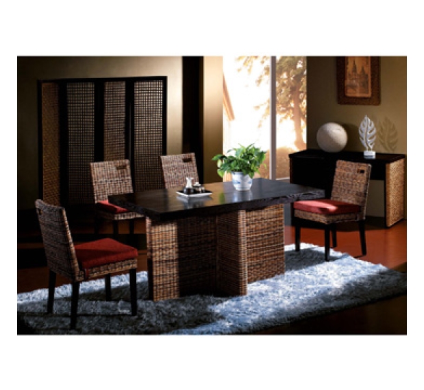 WATER HYACINTH DINING SET 