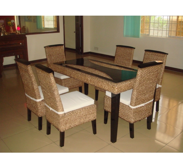 WATER HYACINTH DINING SET 
