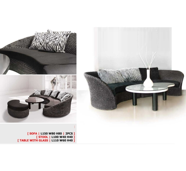 WATER HYACINTH SOFA SET