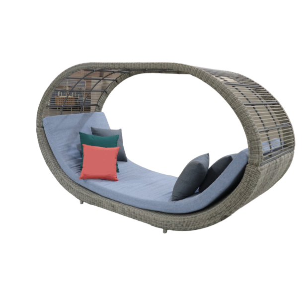 POLY RATTAN OVAL DAYBED - K/D